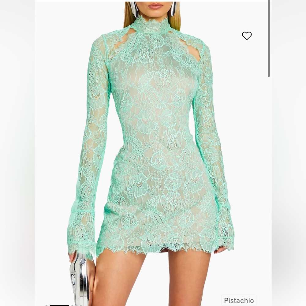 Retrofete Gilana Dress in Pistachio